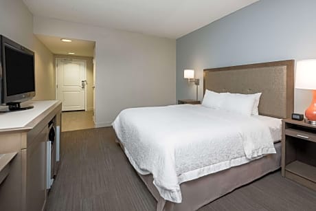 1 KING MOBILITY ACCESS ROLL IN SHOWER NOSMOK HDTV/WORK AREA FREE WI-FI/HOT BREAKFAST INCLUDED