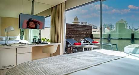 PRIVILEGE DOUBLE SINGLE USE ROOM WITH TERRACE