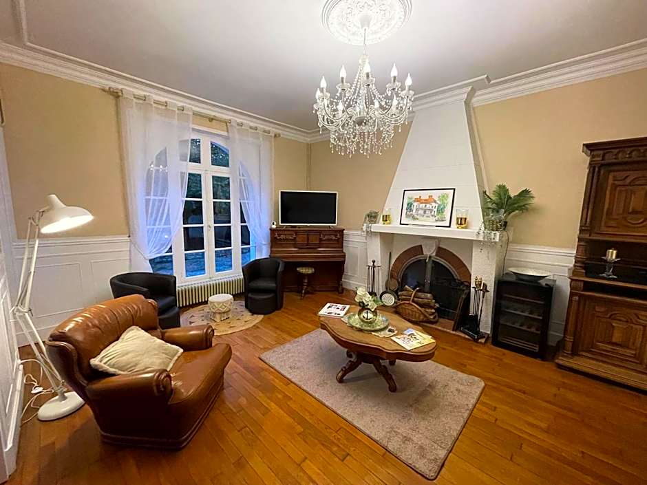 Vue du Château chambres en toute autonomie