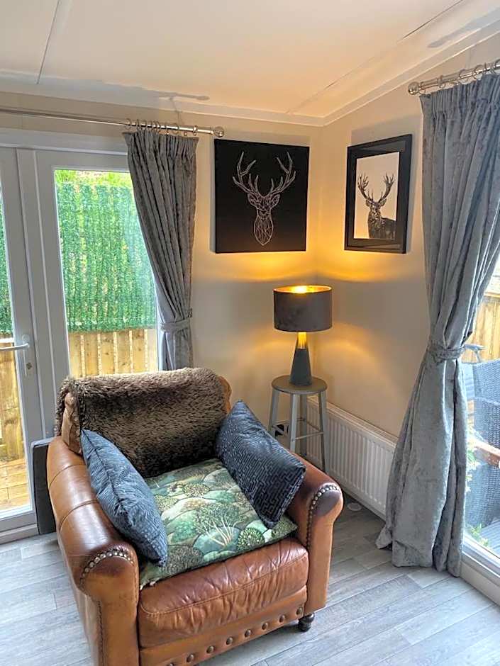 Lovely new caravan by Loch Long