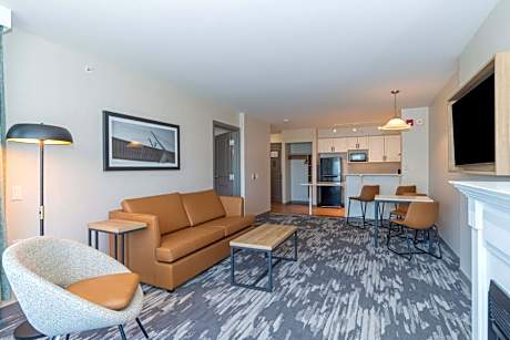 Penthouse Suite, 1 King, Sofa Bed, Kitchen, Top Floor