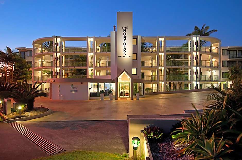 The Norfolks on Moffat Beach