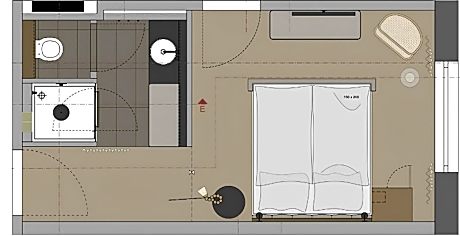 Cocoon Oasis Double Room with Balcony or Terrace