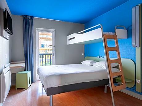 Triple Room with One Double Bed and One Bunk Bed