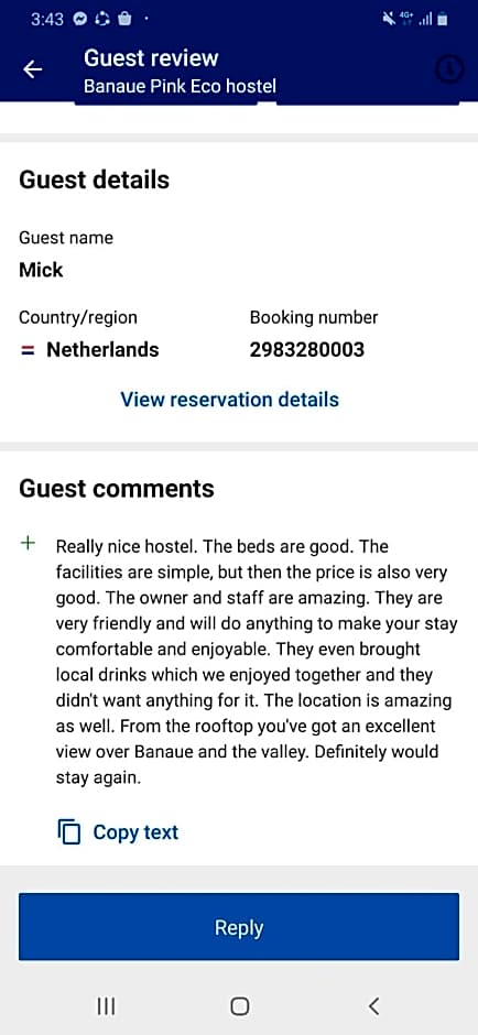 Banaue Pink Eco hostel