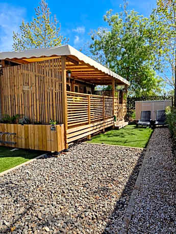 Camping La Carabasse Vias-Plage-T4 Climatisé,Tout confort, Emplacement calme !