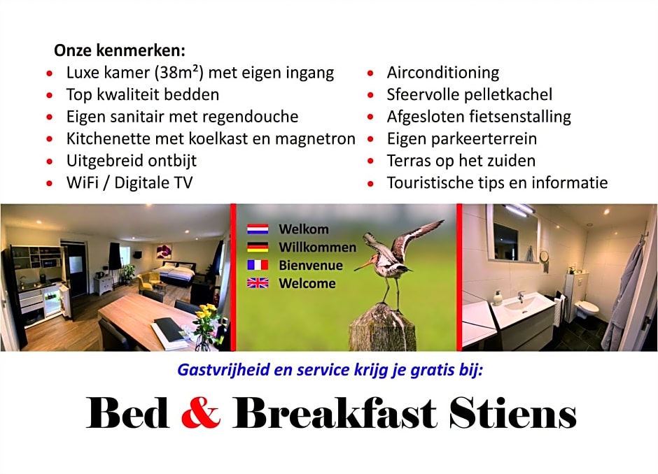 Bed & Breakfast Stiens (nabij Leeuwarden)