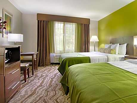 2 Queen Beds, Non-Smoking, High Speed Internet Access, Microwave And Refrigerator, Coffee Maker, Iro