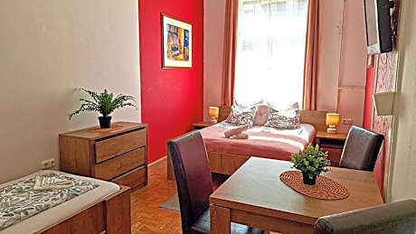 Family Room with Shared Bathroom