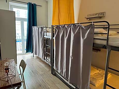 Bed in 4-Bed Mixed Dormitory Room with Private Bathroom
