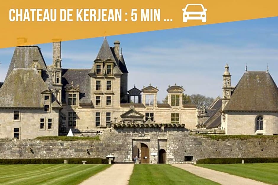 La Casa du Dolmen Clara, balnéo privée, entre terre et mer