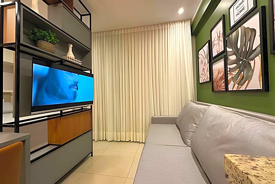 Moderno Flat com Jacuzzi no Pq. Vaca Brava