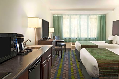 2 Queen Beds Deluxe Efficiency Room Non-Smoking