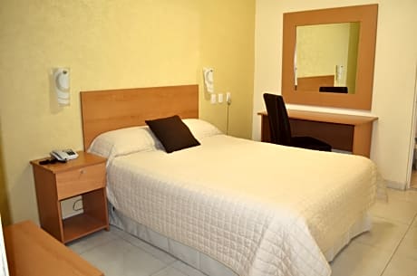 Single with double bed