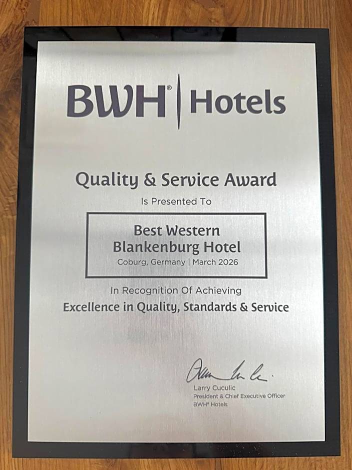 Best Western Blankenburg Hotel