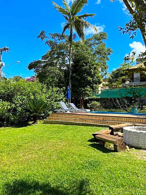 Casa Canasvieiras Florianópolis com piscina e mar