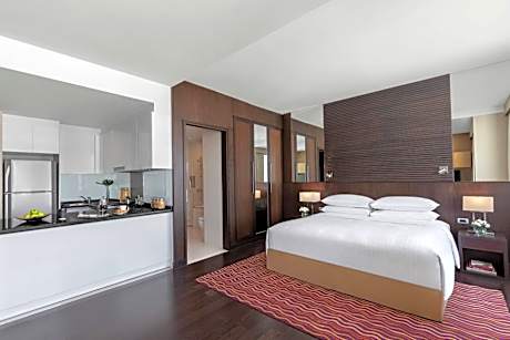 King Studio with City View, with Bathtub