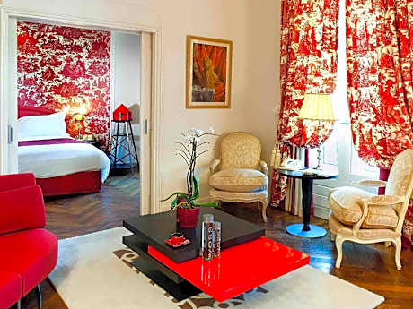Junior Suite, 1 double bed, view over Place Bellecour