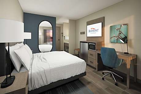 1 Queen Bed Mobility Accessible Room Bathtub w/ Grab Bars Non-Smoking