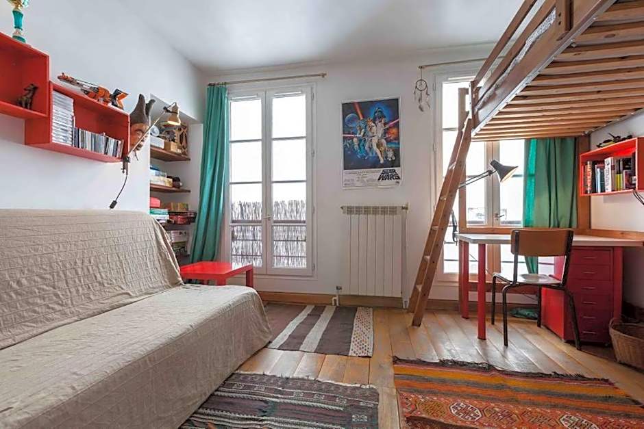 séjour lumineux du Marais