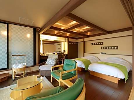 Standard Suite with Open-Air Bath and Forest View - Traditional Japanese Style Kaiseki Dinner + Japanese Style Breakfast Included