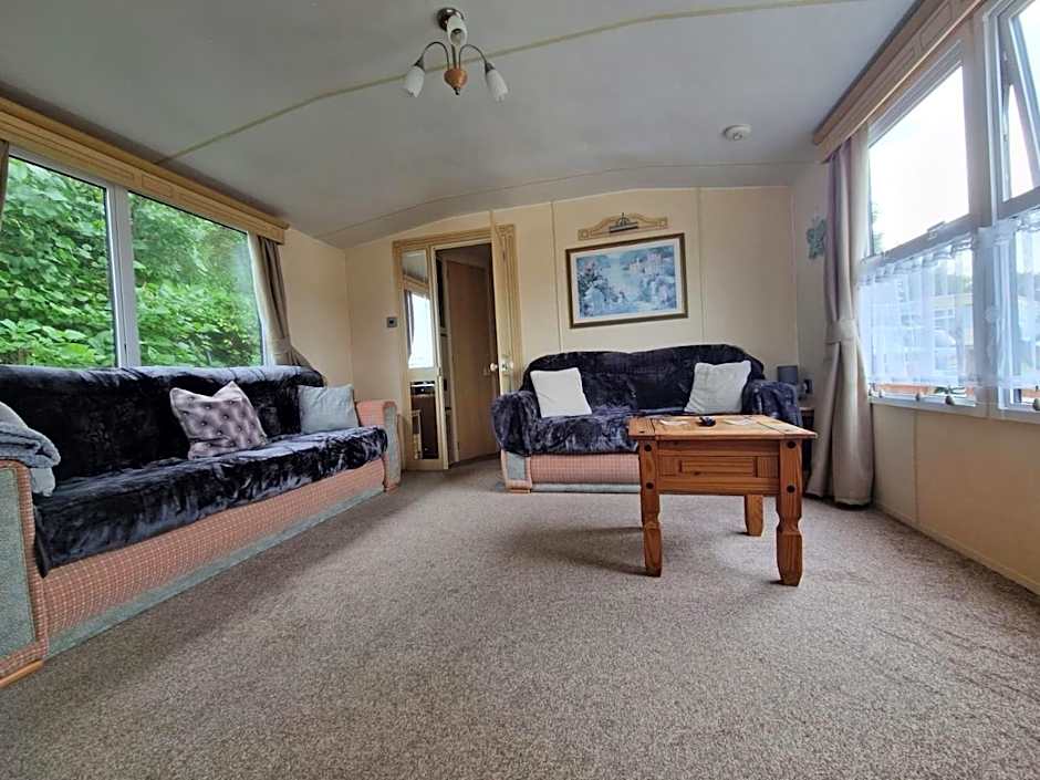 Haven on the Hill 2 Bed Caravan with Town Views of Aberystwyth F7