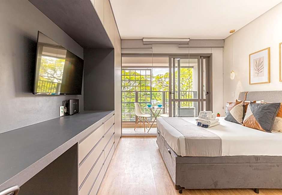 Easy Star - Lindo Studio na m elhor localização do Brooklin!- ZR01H