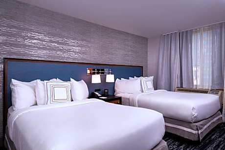 Double Room with Two Double Beds and View