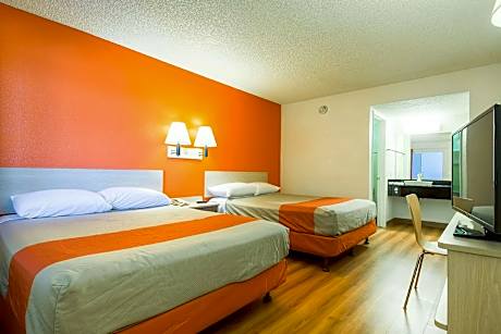 2 Full Beds | Mini Fridge