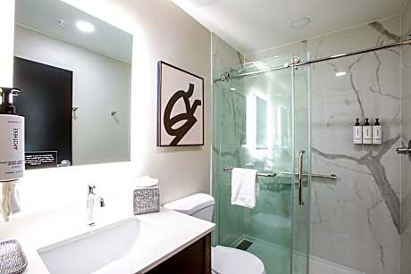 1 Queen Standard Walk In Shower