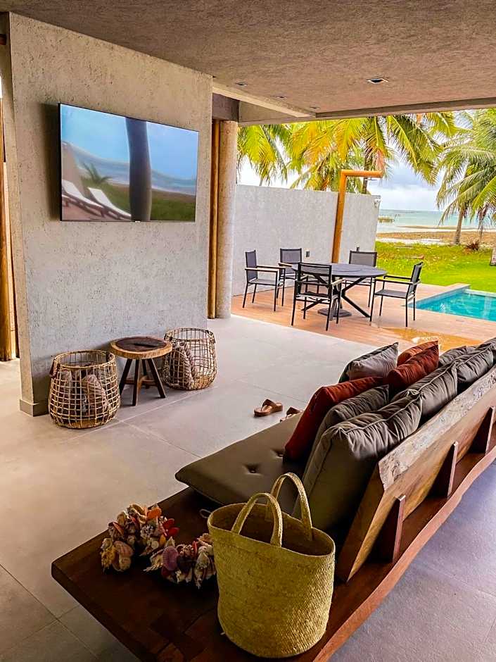 Casa Waua | PÉ NA AREIA, rooftop, borda infinita