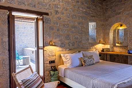 Superior Double Room with Panoramic Sea view and Fireplace