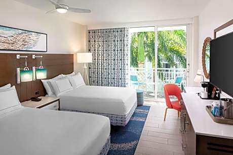 Double Room with Two Double Beds - Resort View