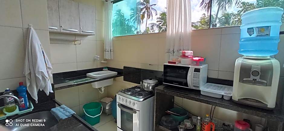 Apartamento lindo, completo e de frente para o mar