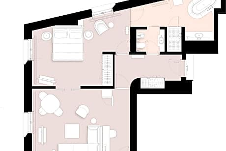 Deluxe Suite, 1 Bedroom (1 King Bed)