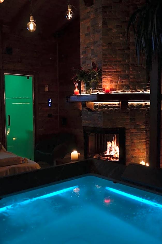 Mini spa in chalet bosco e trullo