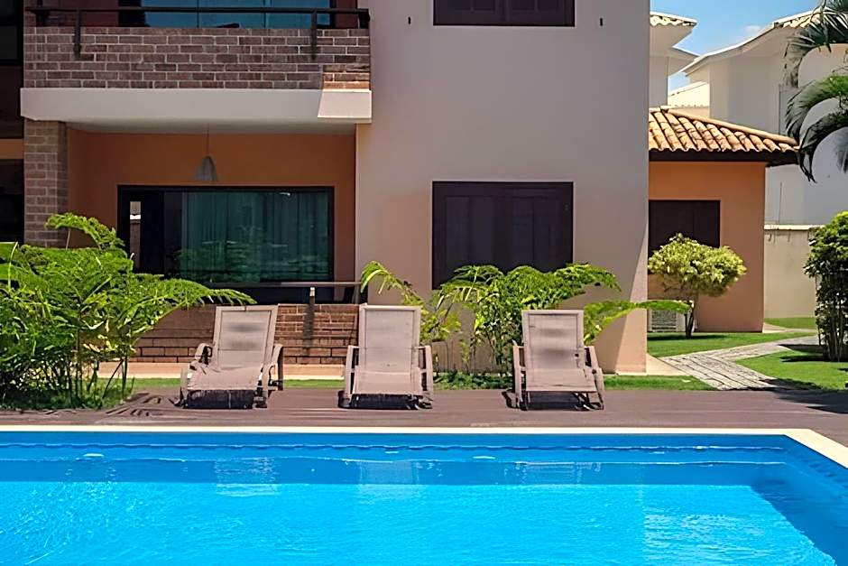 450m PRAIA de Taperapuan; Piscina; 2 quartos; WiFi 300 mbs; Churrasqueira; Estacionamento Gratuito 1 carro