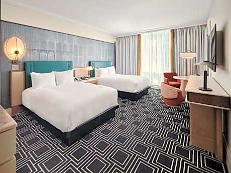 Signature Double Room with Two Double Beds and City View