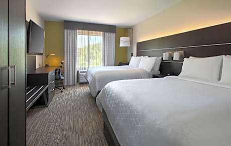 Standard Queen Room with Two Queen Beds and Mobility Accessible Roll-In Shower