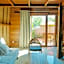 Murna Villa 3, A modern Balinese wooden house 360 GWK view