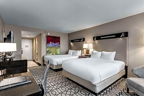 Queen Room with Two Queen Beds with City View