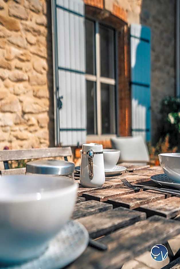 Maison de village avec piscine