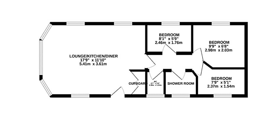 Our Lodge at Newquay Bay NB35