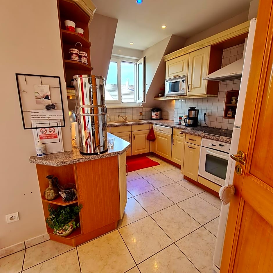 Chambre d'hôtes Le Lavandin et sa cuisine privative