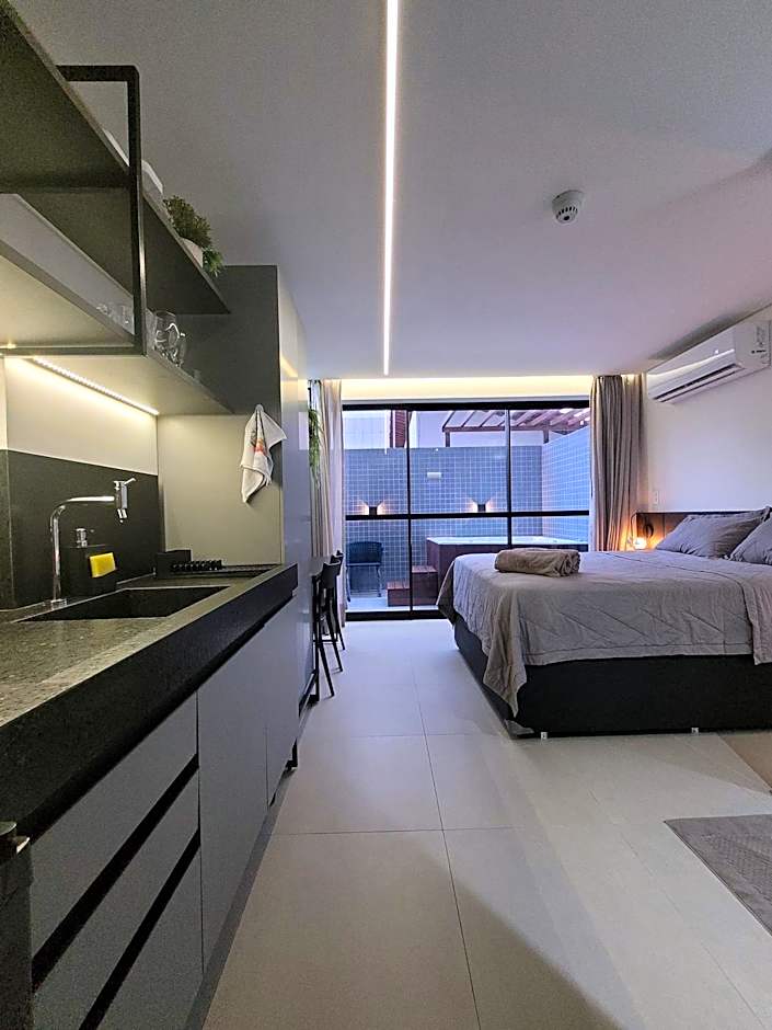 Flat with Jacuzzi 50 meters from the Beach