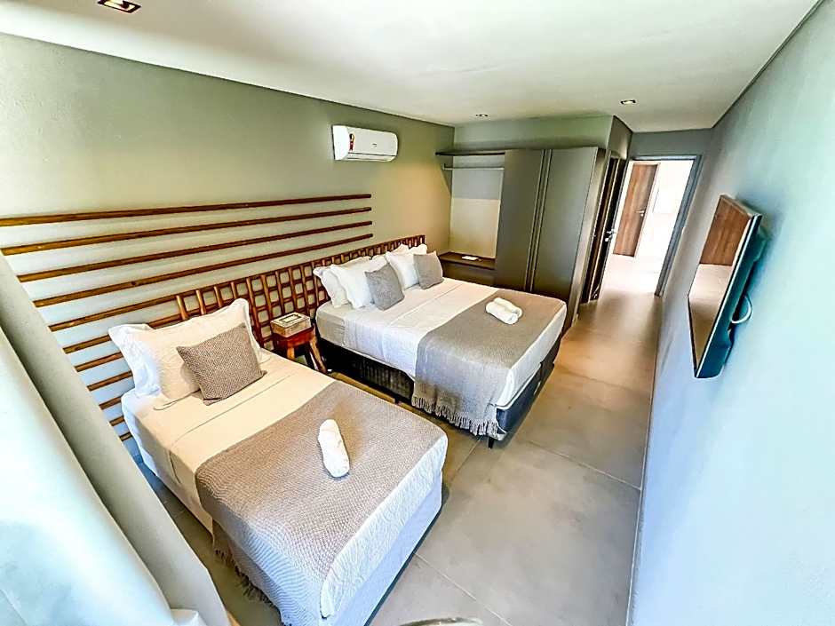 Casa Waua | PÉ NA AREIA, rooftop, borda infinita