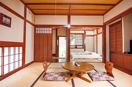 Japanese-Style Family Room with Open-Air Bath