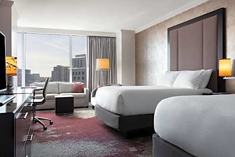 Premium Double Room with Two Double Beds - Hearing Accessible