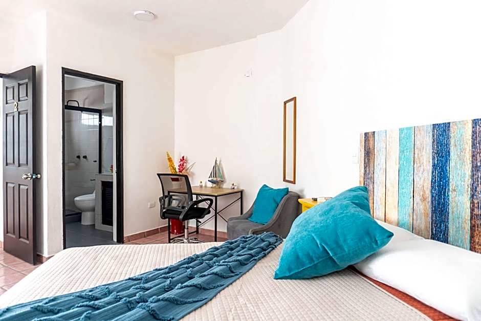 Spacious Room with Private Bathroom and Work Area