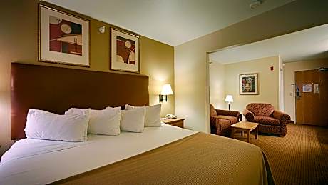 Suite-1 King Bed Non-Smoking Sofabed Corner Room Microwave And Refrigerator Wi-Fi Full Breakfast